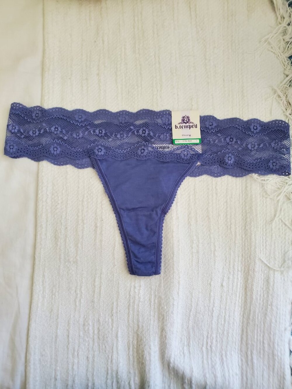 B.templ'd thongs 2 purple and orange panties, underware - Picture 10 of 11